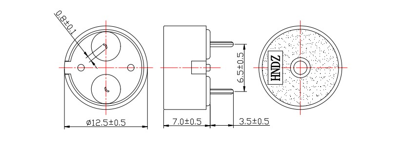 HNR-1207 PA6.5 dimensions