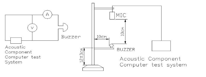 HNR-2310A buzzer dimensions and pin detail
